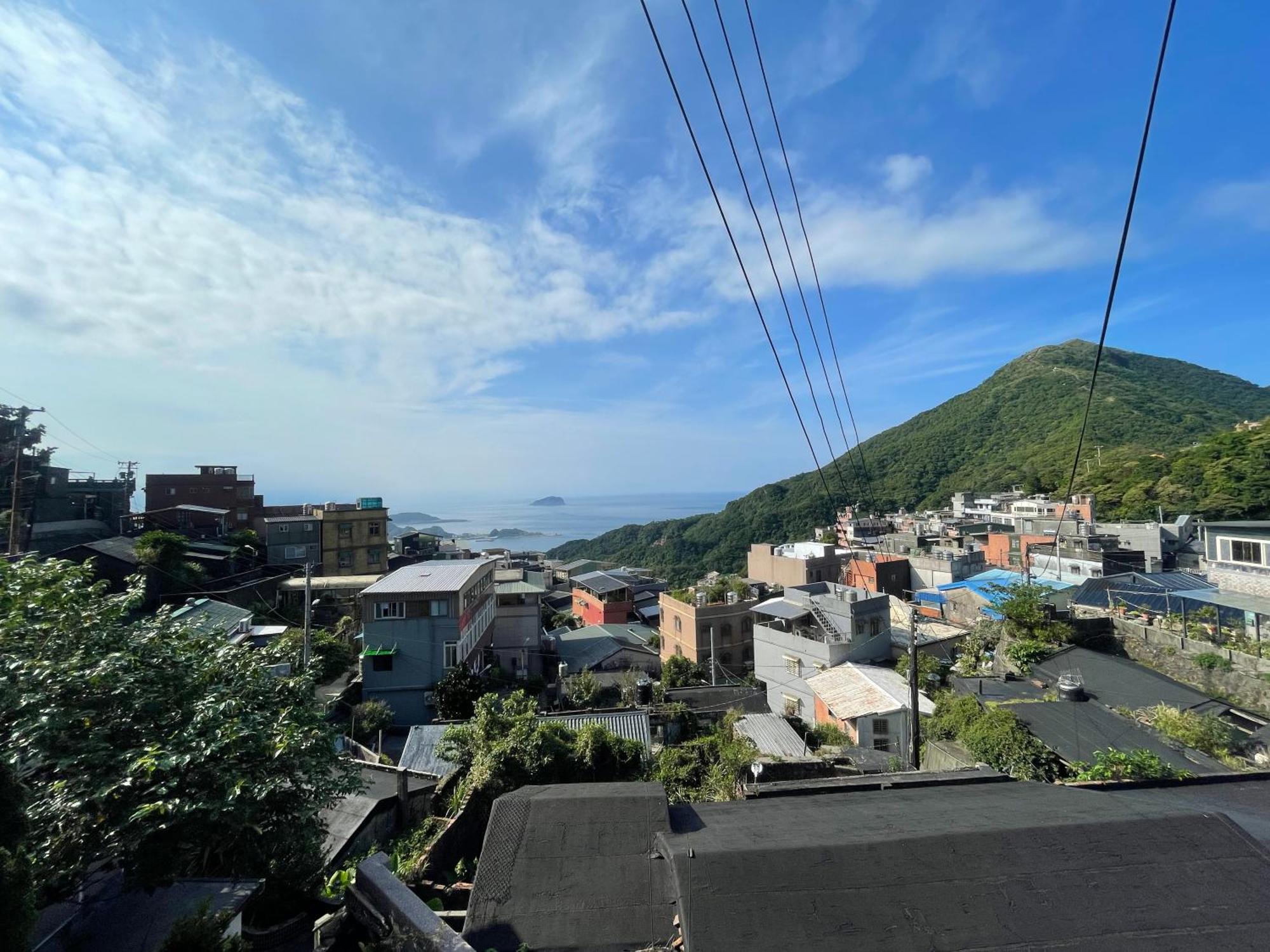 九份山海灣民宿 I 近老街 L 海景檜木房 المظهر الخارجي الصورة