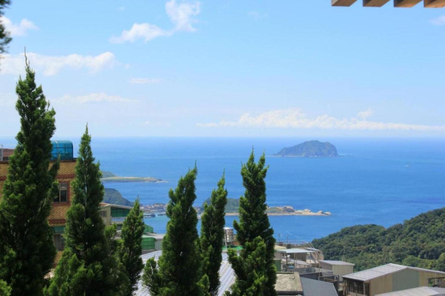 九份山海灣民宿 I 近老街 L 海景檜木房 المظهر الخارجي الصورة