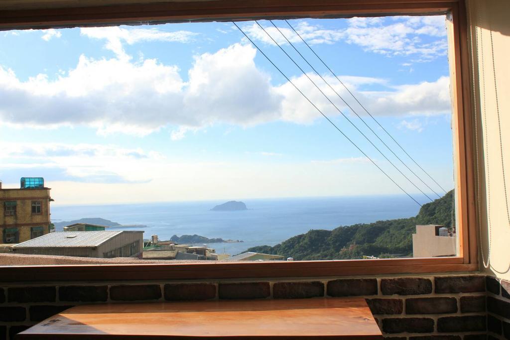 九份山海灣民宿 I 近老街 L 海景檜木房 المظهر الخارجي الصورة
